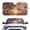 Sunset Seaside, variant on Yuyamidu Sunset Car Sunshades for Windshield Coconut Tree Windshield Sun Shade Car Accessories Foldable Car Window Visor for Auto SUV Van Car Protector