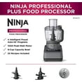 thumbnail image 2 of Restored Ninja BN601 Plus Food Processor 1000 Watts Autoiq, Chop Slice Shred, 9Cup Silver Stainless (Refurbished), 2 of 9