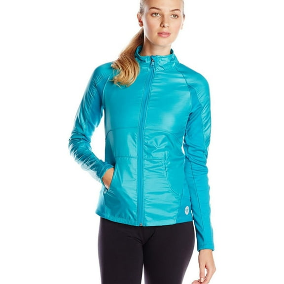 Roxy Womens Breakline Raglan Track Jacket, Green, Medium