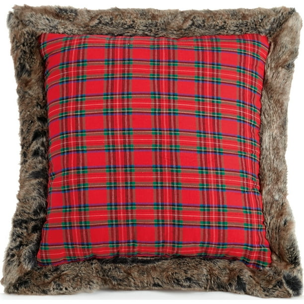 Better Homes and Gardens Plaid Pillow - Walmart.com - Walmart.com