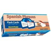 Spanish Phrases Flash Cards (1000 cards) : a QuickStudy Reference Tool (Edition 1) (Cards)
