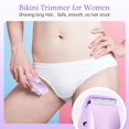 thumbnail image 4 of Maquinilla de afeitar eléctrica 2 en 1 Cordax Nyywth Bikini Trimmer, color morado, 4 of 9