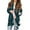 Royal Blue, variant on Women's Fashionable Loose-Fit Casual Cardigan with Christmas Print Mid-Length Coat for Holiday Outfits and Comfortable Wear,Dark Green,L