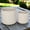 White, variant on Quinn Bubble Pattern Ceramic Planter Set