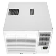 LG 7,600 BTU 115V Window-Mounted Air Conditioner with 3,850 BTU Supplemental Heat Function, LW8023HR