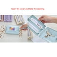 thumbnail image 4 of 2 Pieces Multi-functional Double Head Handheld Carpet Table Brush Multi-functional Double Head Plastic Sweeper Dirt Hair Cleaner Collector Roller Random Color, 4 of 9