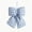 Blue, variant on Lilixerw Christmas Gingham Bow, Blue White Checkered Velvet Hanging Bow with Long Tails, 12.99x11.41 inch, for Tree Wreath Garland Decoration