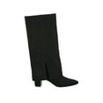 thumbnail image 2 of Time and Tru Women's Faux Suede Foldover Tall Boots, 2 of 3
