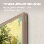 Hisense 75-Inch Class QLED 4K S7N CanvasTV Series Dolby Vision HDR Google Smart TV (75S7N) - 144Hz, Art Mode, Anti-Glare Panel, Hi-Matte Display, UltraSlim Wall Mount & Frame Included