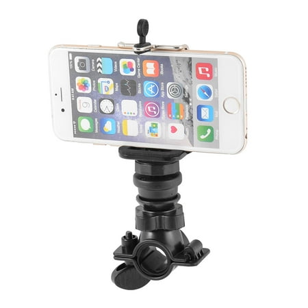 Cycling Bike Bicycle Handlebar Mount Cell Phone Holder Clamp Black