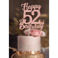 thumbnail image 1 of Cake Topper veegood 52 con brillo color oro rosa de 18,5 cm, 1 of 5