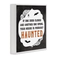 thumbnail image 2 of Stupell Industries Cottage One Door Closes Haunted House White Framed Giclee Art, 12 x 12, by Lux + Me Designs, 2 of 7
