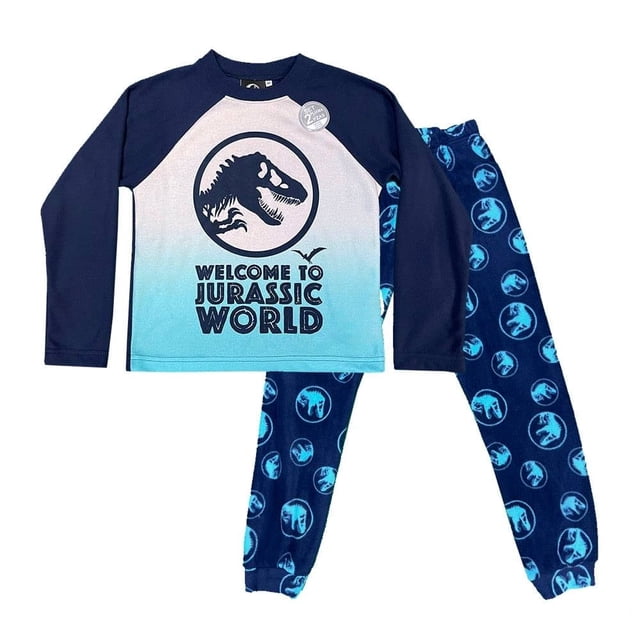 Pijama Jurassic World Talla 6 Dinosaurio Azul