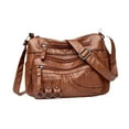 thumbnail image 5 of Milageto Women Shoulder Bag Crossbody Bag Tote Bag for Summer Valentines Day Birthday Brown, 5 of 8