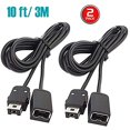 thumbnail image 1 of SNES Classic Controller Extension Cable 3M / 10ft (2-PACK), i-Kawachi SNES Extension Power Cord for Super Nintendo SNES Classic Edition Controller (2017) and Mini NES Classic Edition (2016), 1 of 8