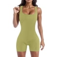 thumbnail image 1 of Cathalem Womens Jumpsuit Elastic Waist Stretchy Romper,AG S, 1 of 4
