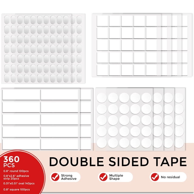 Cinta adhesiva nano de doble cara Fengnuo 360 piezas para pared y manualidades