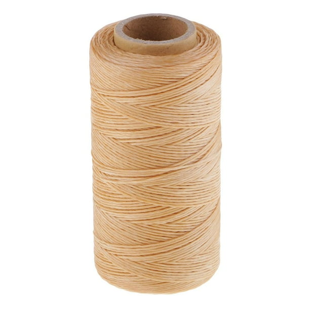 Cuerda encerada de Hilo de coser Hugo 0.8 mm para manualidades de costura Beige