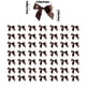 thumbnail image 3 of Paquete de 50 Lazos de Cinta para Sellar, Ideales para Envolver Pasteles y Café | Cinta Decorativa Multicolor Tejida a Mano - Nylon/Spandex - 8.5X6X2.5Cm - Decoraciones para Regalos | Decoración para, 3 of 6