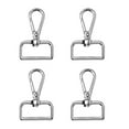 thumbnail image 5 of perfeclan 6X 4pcs Alloy Swivel Lobster Claw Clasps Square Tail DIY Crafts Supplies, 5 of 9