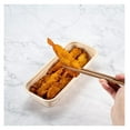 thumbnail image 5 of Pulp Tek 9.2 x 3.8 x 1.8 Inch Takeaway Food Boxes 100 Disposable Take Out Containers - Lids Sold Separately Freezable Bagasse Catering Food Containers Microwavable 17 Ounce, 5 of 9