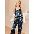 thumbnail image 5 of Ekouaer Women Silk Satin Pajamas Sleeveless Pjs Set 2 Piece Summer Loungewear Sleepwear with Pockets, 5 of 6