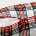 thumbnail image 4 of Christmas Farmhouse Classic Set of 2 Scottish Tartan Throw Pillow Cover 12x20 Inch, Red and White, 4 of 12