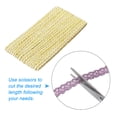 thumbnail image 4 of 13 Yards Gimp Braid Trim, 3/8 inch Upholstery Braid Trim for Costume Sewing DIY Crafts Gold White, 4 of 6