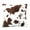 brown, variant on XMMSWDLA Cozy Fleece Throw Pillow Cases Covers for Couch Bed Sofa Farmhouse Animal Skin Pattern Printed Both Sides 16 X 16 Inches Cow Pillow Cases