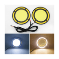 thumbnail image 4 of 6Pcs Car Yellow+White Cob LED Daylight Bulb Drl Lamp Daytime Running Fog Light, 4 of 6