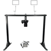 Glide Gear OH100 Professional Metal Overhead Table Top Mount Stand, Black, 1