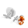 thumbnail image 3 of Pumpkin Stylish Men Cufflink for Dress Shirts, Made of Stainless Steel, for Formal Occasions, 3 of 6