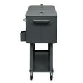 thumbnail image 6 of 80 Quarts  Rolling Ice Chest,Refrigeration And Insulation Cart, Stand Up Cooler Trolley  With Two Directional Wheels And Iron Foot Tube, Rectangular Plastic Box,Outdoor Cooler Cart ,Dark Grey, 6 of 8