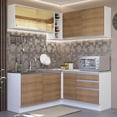 thumbnail image 2 of Cocina Integral de Esquina Madesa Glamy 329cm Blanco/Marrón, 2 of 5
