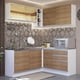 thumbnail image 2 of Cocina Integral de Esquina Madesa Glamy 329cm Blanco/Marrón, 2 of 5
