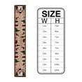 thumbnail image 3 of Hokiten Table Runners 36 Inches Long Dress Scarves, Christmas Snowman Farmhouse Kitchen/Dining Table Runner, Short Coffee Tablerunners, Xmas Trees Brown Wood Red Black Plaid 13x36 Inch, 3 of 7
