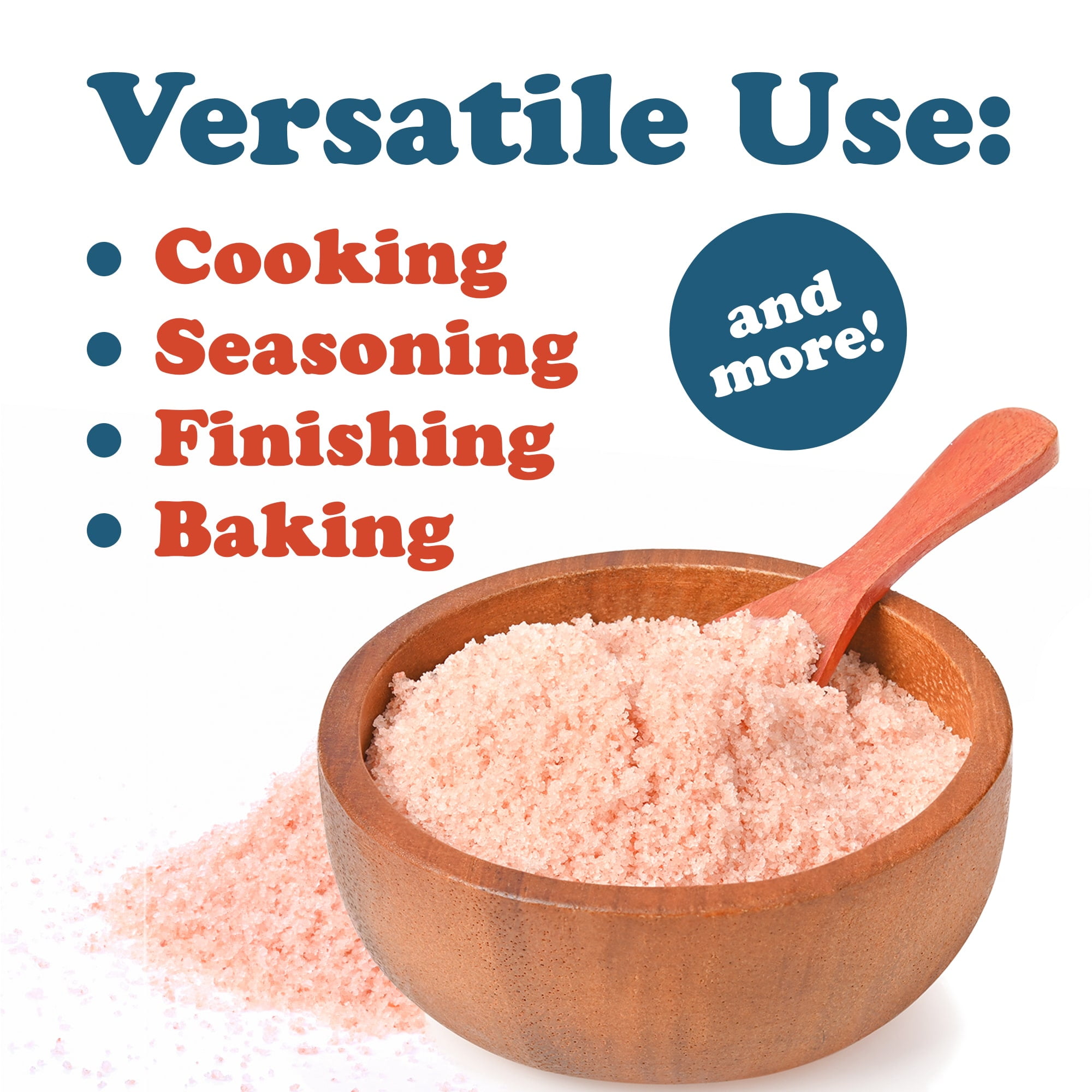 Himalayan Pink Salt – Fine, 10 Pounds — Raw, Vegan, Kosher — by Food to Live