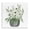 Soft White Anemones Vase Bouquet, variant on Stupell Industries Garden Joy Butterflies Canvas Wall Art, design by Lanie Loreth