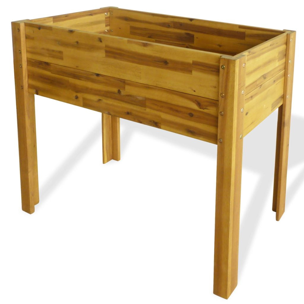 Kepooman Garden Wood Plant Stand Shelf, Brown Kepooman Garden Wood Plant Stand Shelf, Brown