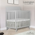 thumbnail image 2 of Dream On Me Lexington 4 in 1 Convertible Mini Crib, Sustainable New Zealand Pinewood, Pebble Grey, 2 of 15