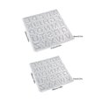 thumbnail image 4 of Moldes de resina del alfabeto Moldes de juego de ortografía de letras de silicona - Paquete de 2 (B S) JShteea Libre de BPA, 4 of 9
