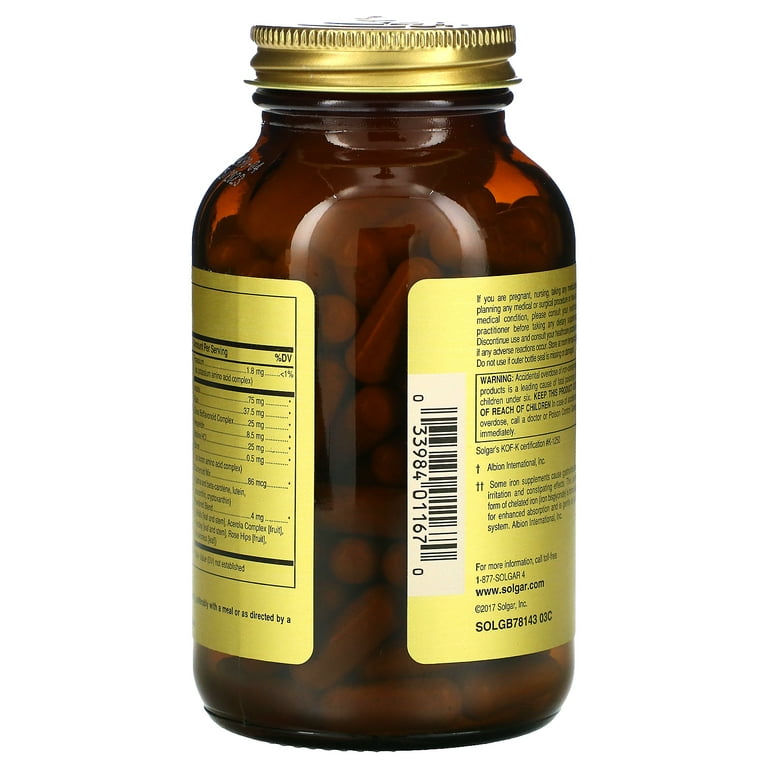 Multivitaminico, Formula VM-75 (Vitamine Multiple), Solgar, 120