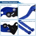 thumbnail image 4 of Palancas de freno y embrague largas únicas para Ducati 821 MONSTER 2014-2017, palanca de freno ajustable en 6 posiciones, aleación de aluminio, azul, 1 par, 4 of 7