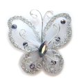 thumbnail image 1 of 3" (2.54cm) Glitter Butterfly - Party Table Scatter Wedding Craft Card - 12pk, 1 of 4