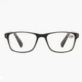 thumbnail image 2 of 3 Pairs of Retro Rectangle Black Tortoiseshell Reading Glasses 1.00 for men Classic Presbyopic Glasses Square Spring Hinge Readers +1.00, 2 of 3