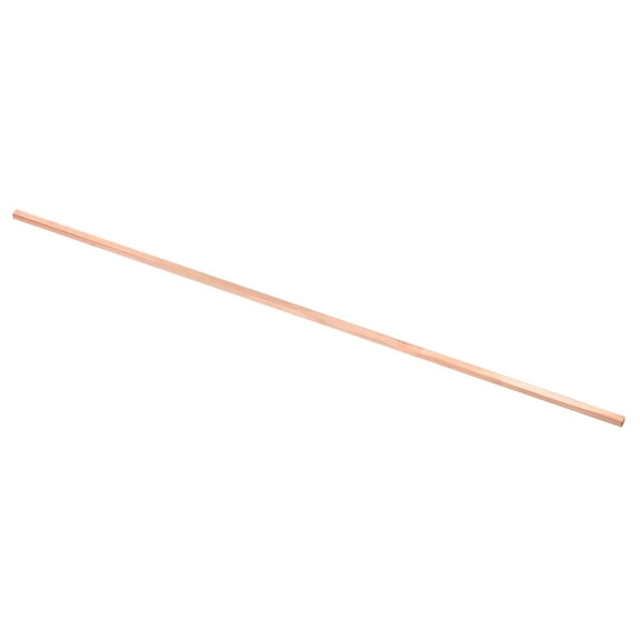 Uxcell 1/4 x 1/4 x 20" T2 Copper Square Bar, Solid Flat Mill Stock