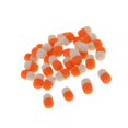 thumbnail image 1 of 30pcs/Box Pop Up Boilies Floating Pop Up Boilies Floating Ball Beads Capsule Shape Orange + White, 1 of 9