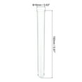 thumbnail image 2 of Tubos de ensayo de plástico Uxcell de 15 ml, 20 piezas, tubos de 150x16 mm para uso en laboratorio, claros, 2 of 7