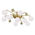 thumbnail image 6 of CWI Lighting Element 9 Light Contemporary Metal Flush Mount in Sun Gold, 6 of 6
