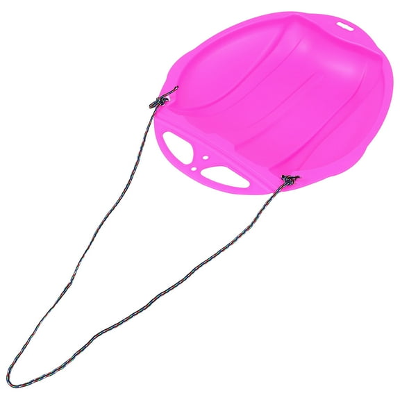 BESTYASH Pink Plastic Sliding Board Winter Snowboard Toy for Outdoor Play Lightweight Fun 33.5 x 14.5 Inches